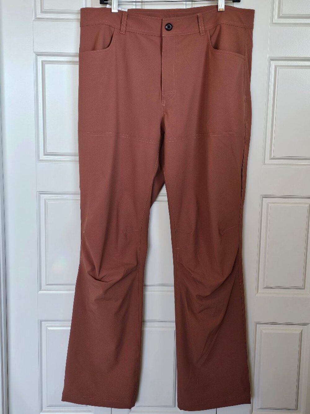 prAna Women’s 12 Stretch Hiking Pants Brown NWT Sales Sample Straight Outdoor